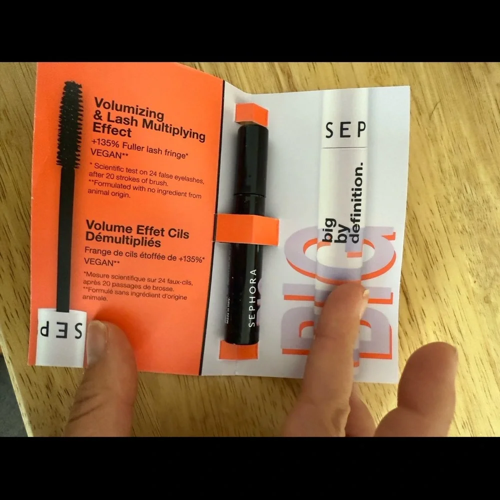 💙 4/$20 Sephora Big by Definition Mascara -Ultra Black